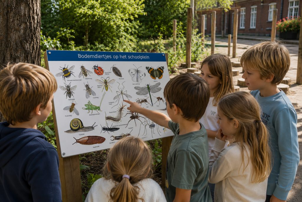 informatiepaneel Schoolplein
